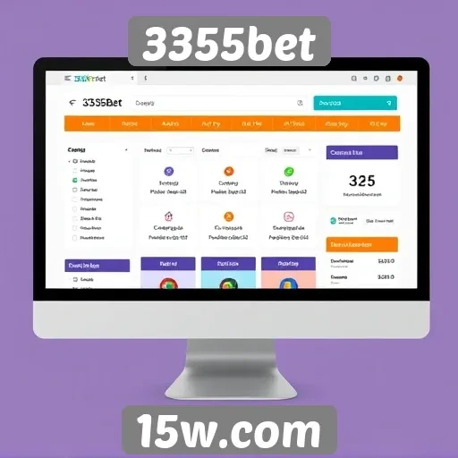 Interface do usuário do 3355bet é intuitiva